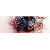 Xxl Wandbild Panther Im Farbenspiel Panorama Motivvorschau