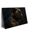 Xxl Wandbild Panther Mit Goldenen Ornamenten Querformat Produktvorschau Seitlich