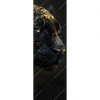 Xxl Wandbild Panther Mit Goldenen Ornamenten Schmal Motivvorschau