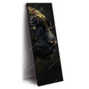 Xxl Wandbild Panther Mit Goldenen Ornamenten Schmal Produktvorschau Seitlich