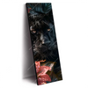 Xxl Wandbild Panther Und Rote Blueten Schmal Produktvorschau Seitlich