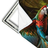 Xxl Wandbild Papagei Im Flug Hochformat Materialvorschau