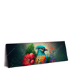 Xxl Wandbild Papagei Und Tropischer Hibiskus Panorama Produktvorschau Seitlich