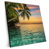 Xxl Wandbild Paradiesische Insel Quadrat Produktvorschau Seitlich