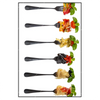 Xxl Wandbild Pasta Auf Gabeln Hochformat Produktvorschau Frontal