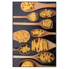 Xxl Wandbild Pasta Auf Loeffeln Hochformat Produktvorschau Frontal
