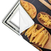 Xxl Wandbild Pasta Auf Loeffeln Quadrat Materialvorschau
