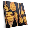 Xxl Wandbild Pasta Auf Loeffeln Quadrat Produktvorschau Seitlich