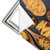 Xxl Wandbild Pasta Auf Loeffeln Querformat Materialvorschau