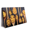 Xxl Wandbild Pasta Auf Loeffeln Querformat Produktvorschau Seitlich