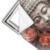 Xxl Wandbild Pastellblueten Und Buddha Quadrat Materialvorschau