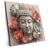 Xxl Wandbild Pastellblueten Und Buddha Quadrat Produktvorschau Seitlich