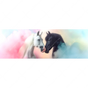 Xxl Wandbild Pferdeliebe In Pastellfarben Panorama Motivvorschau