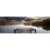 Xxl Wandbild Pier Am Fluss Panorama Motivvorschau