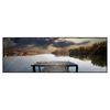 Xxl Wandbild Pier Am Fluss Panorama Produktvorschau Frontal
