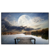 Xxl Wandbild Pier Am Fluss Querformat Produktvorschau Frontal