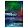 Xxl Wandbild Polarlichter Hochformat Produktvorschau Frontal