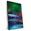 Xxl Wandbild Polarlichter Hochformat Produktvorschau Seitlich