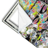 Xxl Wandbild Pop Art Buddha Kopf Quadrat Materialvorschau