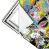 Xxl Wandbild Pop Art Buddha Kopf Querformat Materialvorschau