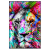 Xxl Wandbild Pop Art Loewe No 1 Hochformat Produktvorschau Frontal