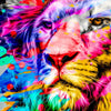 Xxl Wandbild Pop Art Loewe Panorama Zoom