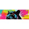 Xxl Wandbild Pop Art Panther Panorama Motivvorschau