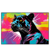 Xxl Wandbild Pop Art Panther Querformat Produktvorschau Frontal