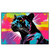 Xxl Wandbild Pop Art Panther Querformat Produktvorschau Frontal