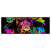 Xxl Wandbild Pop Art Stier Panorama Produktvorschau Frontal