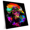 Xxl Wandbild Pop Art Stier Quadrat Produktvorschau Seitlich