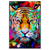 Xxl Wandbild Pop Art Tiger No 2 Hochformat Produktvorschau Frontal
