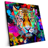 Xxl Wandbild Pop Art Tiger No 2 Quadrat Produktvorschau Seitlich