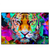 Xxl Wandbild Pop Art Tiger No 2 Querformat Produktvorschau Frontal
