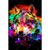 Xxl Wandbild Pop Art Wolf Hochformat Motivvorschau