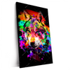 Xxl Wandbild Pop Art Wolf Hochformat Produktvorschau Seitlich