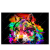 Xxl Wandbild Pop Art Wolf Querformat Produktvorschau Frontal