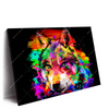 Xxl Wandbild Pop Art Wolf Querformat Produktvorschau Seitlich