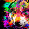 Xxl Wandbild Pop Art Wolf Querformat Zoom