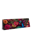 Xxl Wandbild Prachtvoller Pfau Und Blueten Panorama Produktvorschau Seitlich