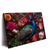 Xxl Wandbild Prachtvoller Pfau Und Blueten Querformat Produktvorschau Seitlich