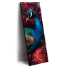 Xxl Wandbild Prachtvoller Pfau Und Blueten Schmal Produktvorschau Seitlich