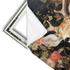 Xxl Wandbild Reh Blumen Hochformat Materialvorschau