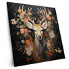 Xxl Wandbild Reh Blumen Quadrat Produktvorschau Seitlich