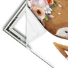 Xxl Wandbild Reh Haeschen Querformat Materialvorschau