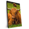 Xxl Wandbild Rind In Den Schottischen Highlands Hochformat Produktvorschau Seitlich