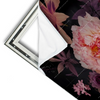 Xxl Wandbild Romantische Blumenillustration Querformat Materialvorschau