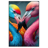 Xxl Wandbild Romantische Flamingos Hochformat Produktvorschau Frontal