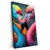 Xxl Wandbild Romantische Flamingos Hochformat Produktvorschau Seitlich
