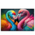 Xxl Wandbild Romantische Flamingos Querformat Produktvorschau Frontal